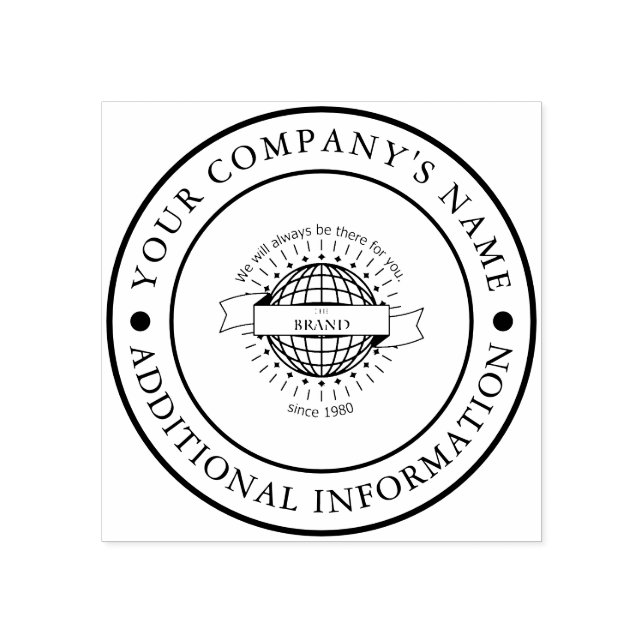 Sello de goma del Personalizado de nombres y logot (Impresión)