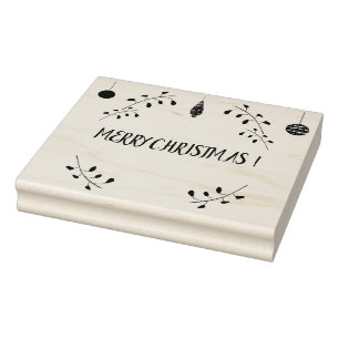 Sello de goma navideño, navidades