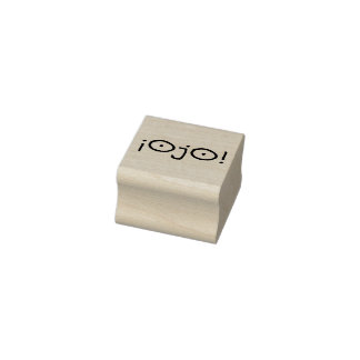 Sello de goma OJO de 1" x 1"