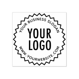 Sello de goma para certificado de empresa con logo