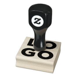 Sello de goma personalizado para el logotipo de su