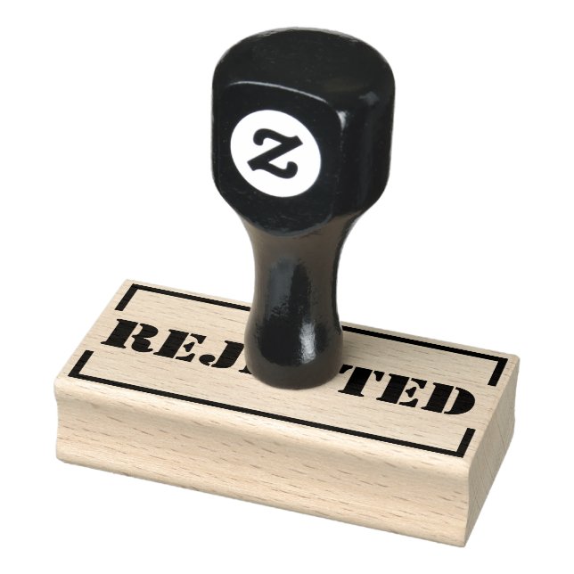 Sello de goma personalizado rechazado (Sello)