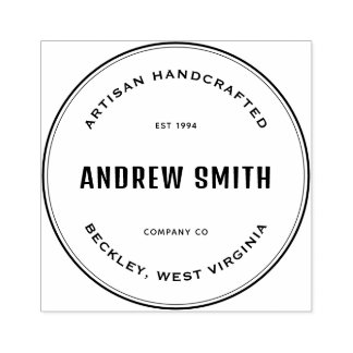 Sello de goma simple Personalizado