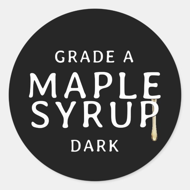 Sello de goteo pegajoso Grunge AMBER grado MAPLE S (Anverso)