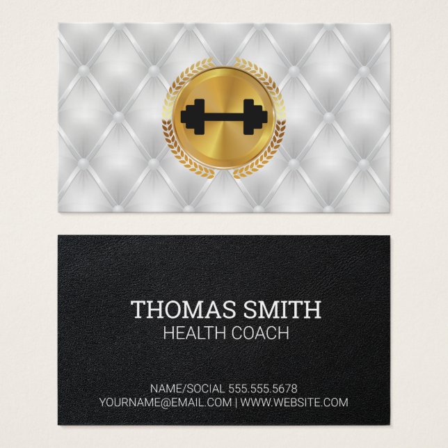 Sello de hoja metálica de oro |Padding Upholster D (Anverso y reverso)