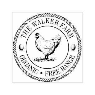 Sello de Huevos Personalizado ⎢ Clásico Vintage