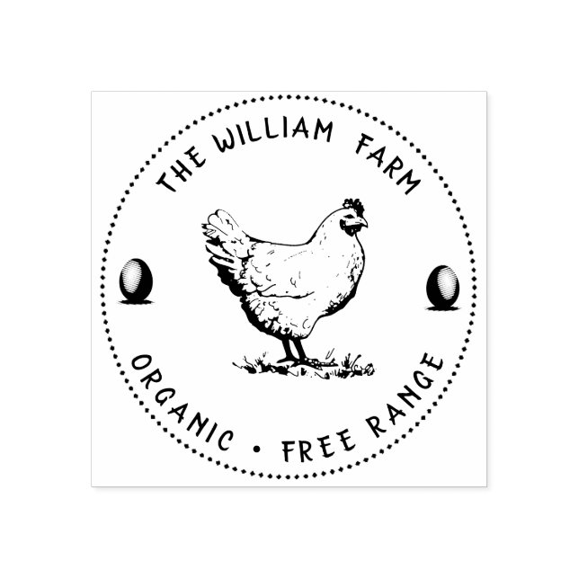 Sello de Huevos ⎢ Vintage personalizado (Impresión)