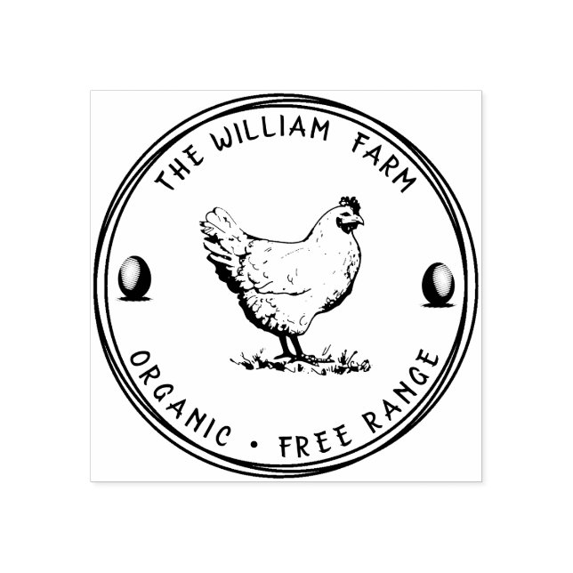 Sello de Huevos ⎢ Vintage personalizado (Impresión)