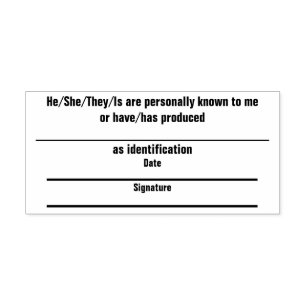 Sello de identificación con fecha y firma