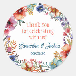 Sello de invitación a la boda elegante