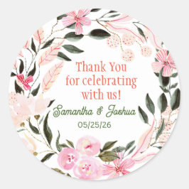 Sello de invitación a la boda elegante