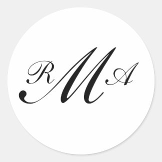 Sello de invitación a monograma_Tres letras