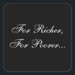 Sello de invitación de promesa de boda<br><div class="desc">Boda formal vota Pegatinas de sellos de invitación © Photography and Design de TDSwhite en ArtisticPostage.</div>