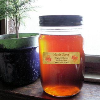 Sello de jarabe de arce de arce pequeño