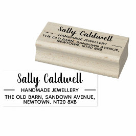 Sello de joyería o artesanía hecha a mano