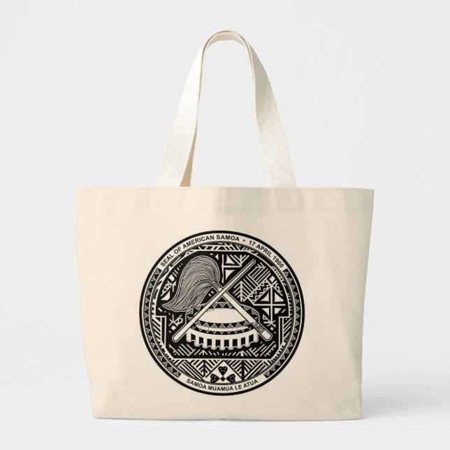 Sello de la Bolsa de Tote de Samoa Americana (Frente)