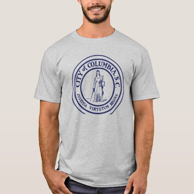 Sello de la ciudad - Columbia, camiseta de Carolin (Anverso)