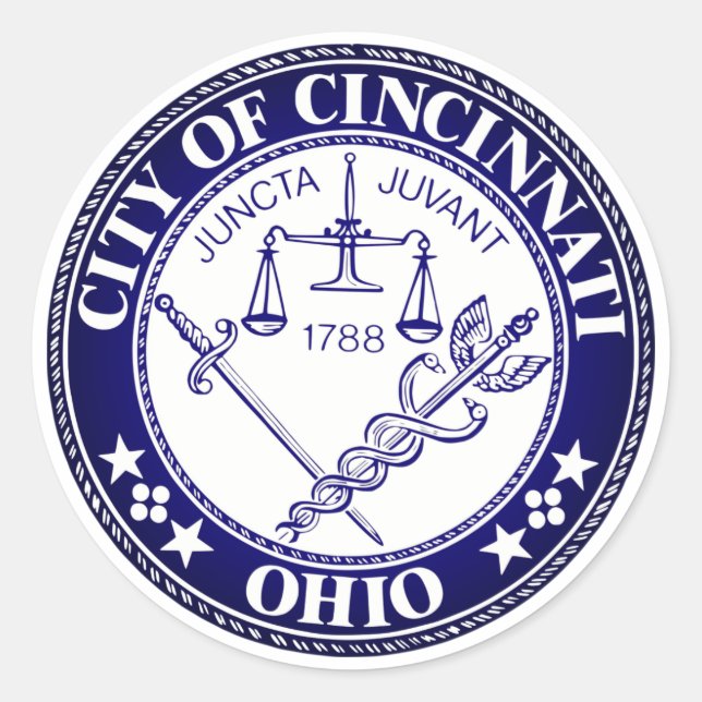 Sello de la ciudad de Cincinnati, Ohio (Anverso)