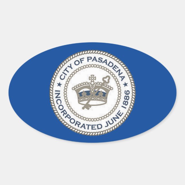 Sello de la ciudad de Pasadena, California (Anverso)