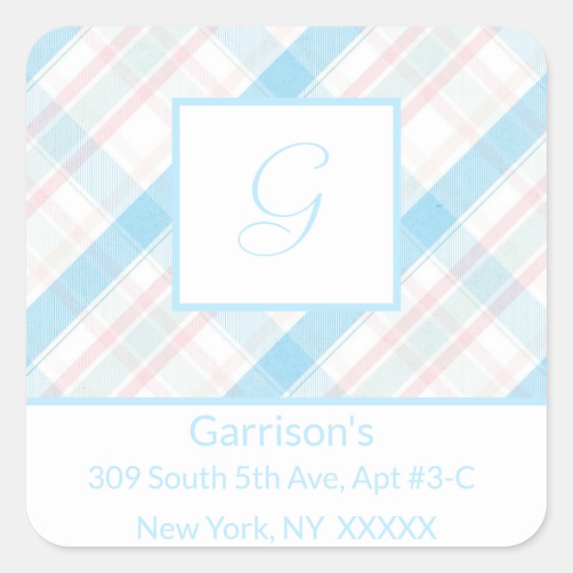 Sello de la etiqueta de la dirección de devolución (Anverso)