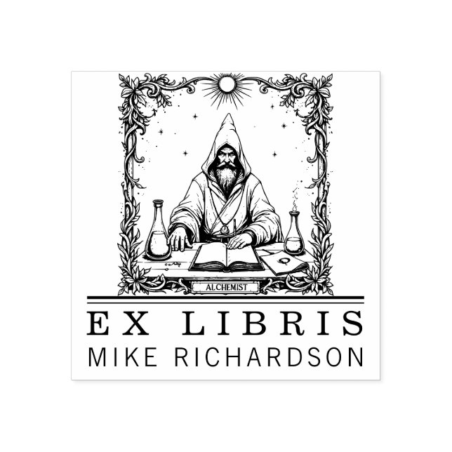 Sello de la placa de biblioteca para alquimista me (Impresión)