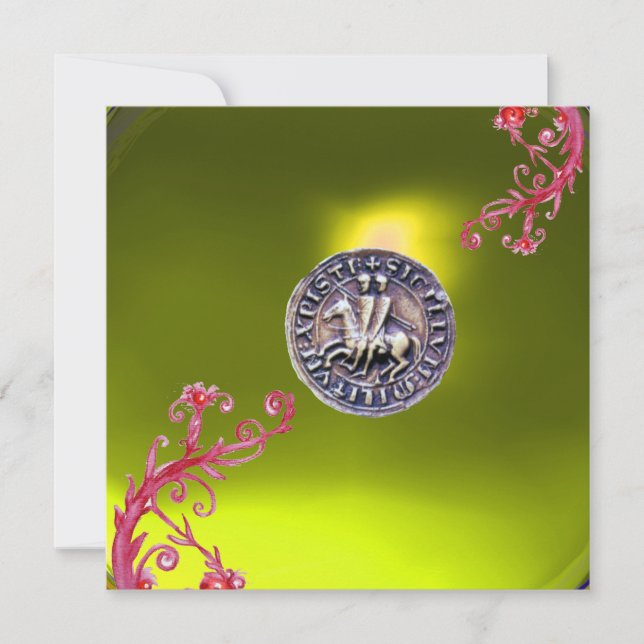 SELLO DE LA PLANTILLA DE KNIGHTS topaz amarillo (Anverso)