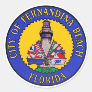 Sello de la playa Fernandina, Florida