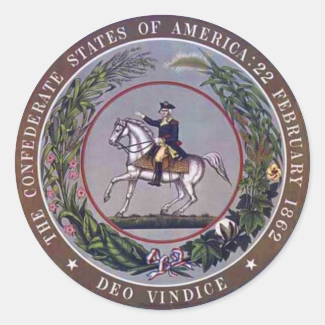 Sello de la Ronda Confederada de Estados de Améric (Anverso)