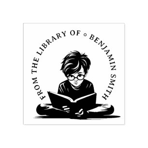 Sello de libro personalizado para niños