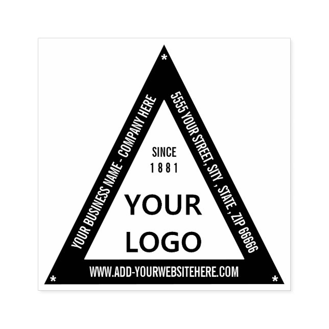 Sello de logotipo empresarial Personalizado person (Impresión)