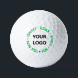 Sello de logotipo personalizado y bolas de golf de<br><div class="desc">Colores y tipos de letra personalizados - Diseñar sus propios sellos personalizados Bolas de golf con su logotipo y Personalizado Diseño profesional Empresa Promoción de bolas de golf - Añadir su logotipo - Imagen - Código fotográfico o QR / Nombre - Compañía / Sitio web - Teléfono - Correo electrónico...</div>