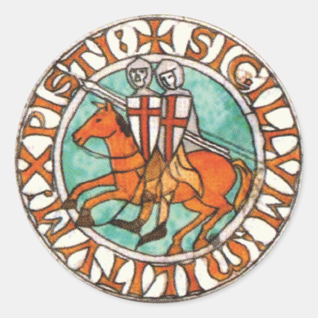 Sello de los caballeros Templar (Anverso)