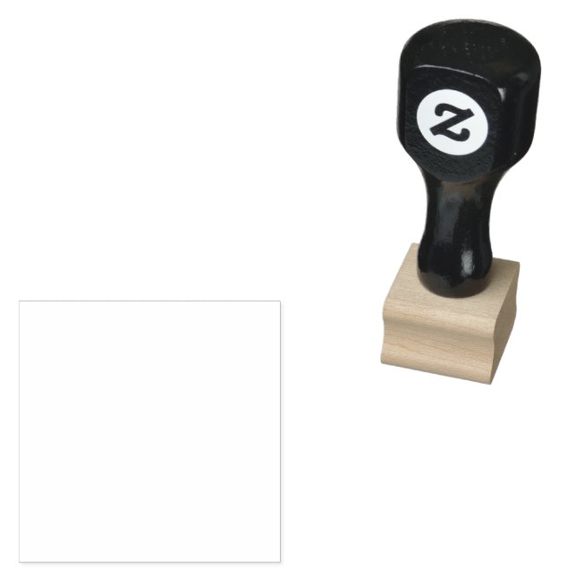 Sello de madera de 1 x 1 pulgada diseñado para su  (Sellado)