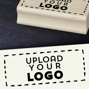 Sello de madera de caucho Personalizado de logotip