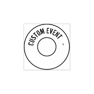 Sello de mano de evento de personalizado