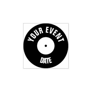 Sello de mano de grabación de vinilo