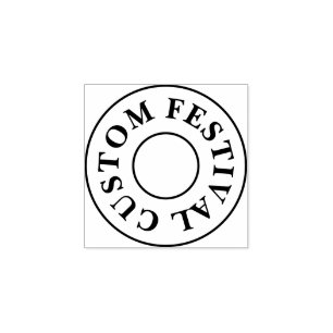 Sello de mano del Festival personalizado