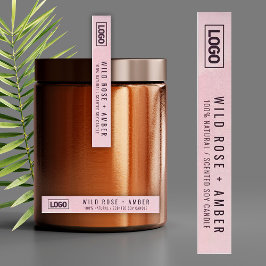 Sello de marca de logotipo de la vela delgada a pr