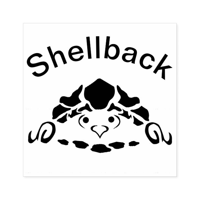 Sello de marca de tortuga negra (Impresión)