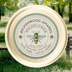 Sello de miel de abeja amarilla Beekeeper Sage Bor