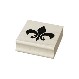 Sello de naves de caucho Fleur De Lis