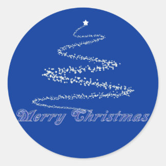 Sello de Navidad Blue Merry