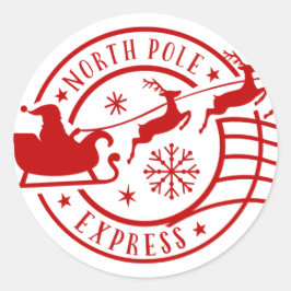 Sello de Navidades del Polo Norte Express Santa Sl
