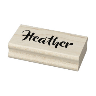Sello de nombre de goma personalizado
