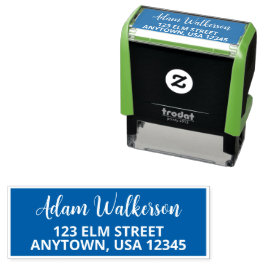 Sello de nombre de guión personalizado con un giro