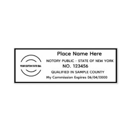 Sello de Notario Público Personalizado Autoentinta