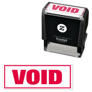Sello de oficina de entintado automático VOID con