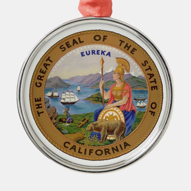 Sello de Ornamento de California (Frente)