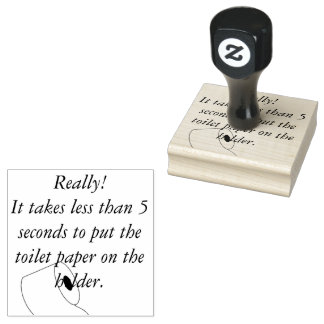 Sello de papel higiénico