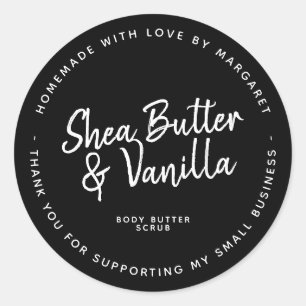 Sello de paquete de negocios casero de Black Rusti